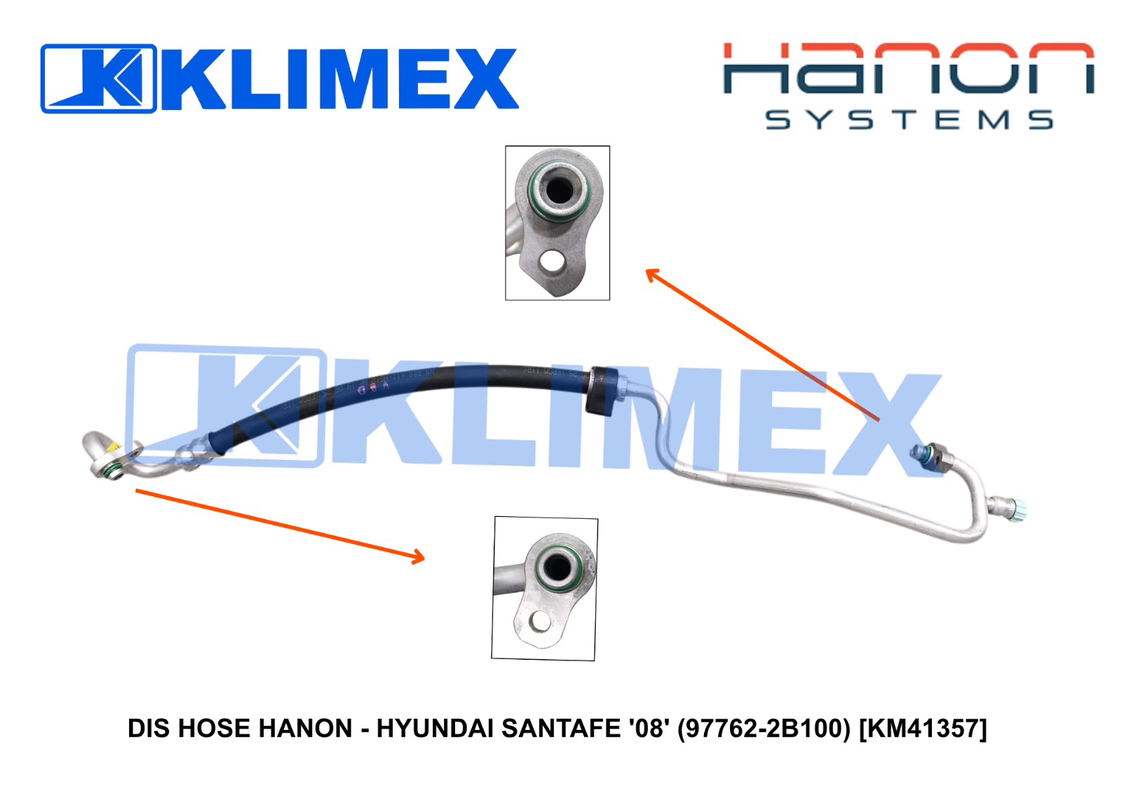DIS HOSE HANON - HYUNDAI SANTAFE '08' (97762-2B100) [KM41357]