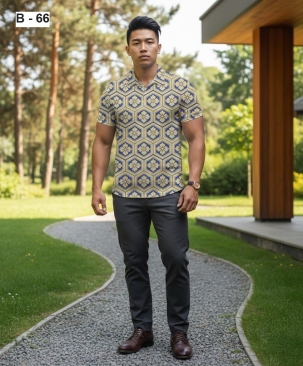 Custom Batik Sublimation T-Shirt