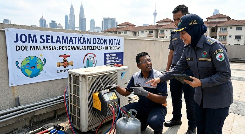 refrigerant leakage venting control Malaysia DOE