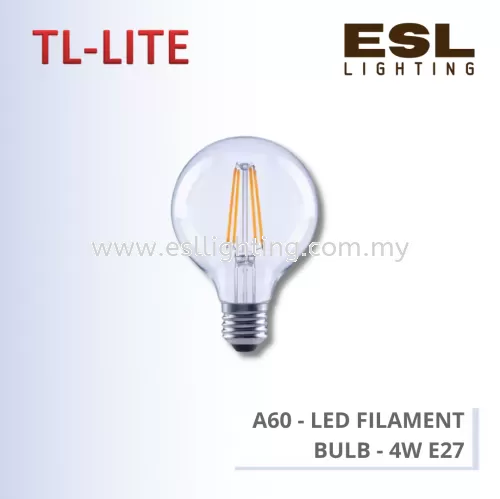 TL-LITE BULB - LED FILAMENT BULB - A60 - 4W
