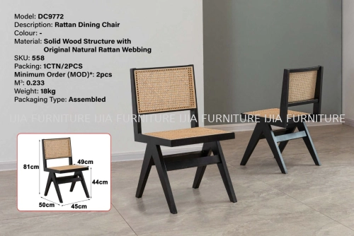 Rattan Dining Chair - DC9772