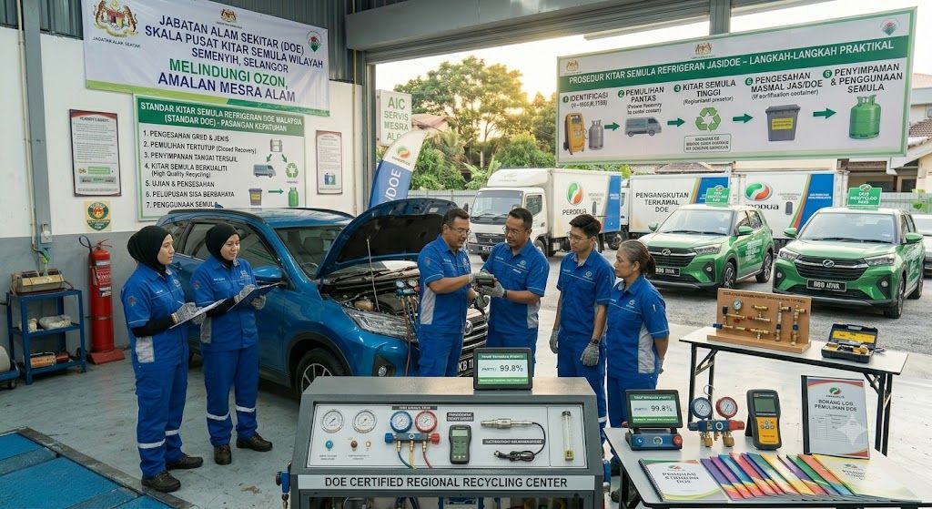 refrigerant recycling standards Malaysia DOE