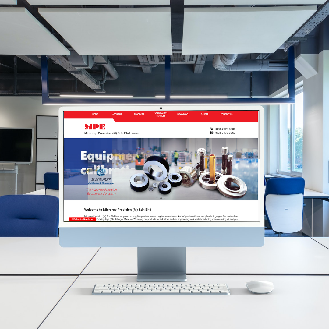 Precision Equipments Website Design & SEO | Kuala Lumpur
