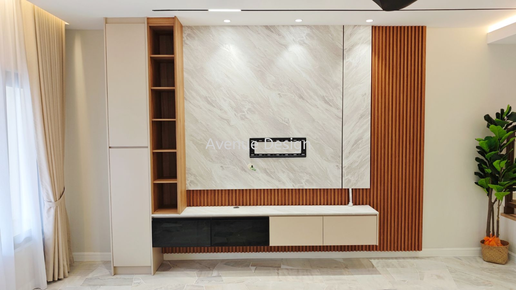 Custom Made TV Cabinet in Puchong
