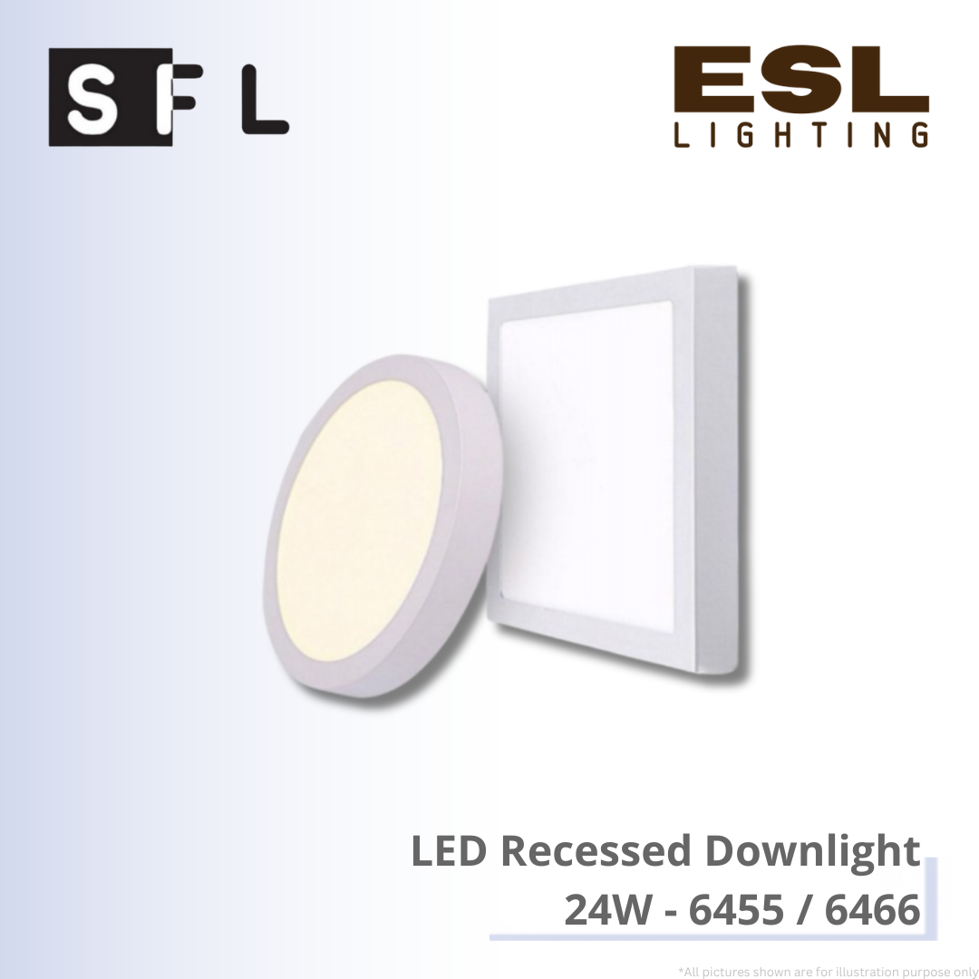 SFL LED Recessed Downlight 24W - 6455/6466