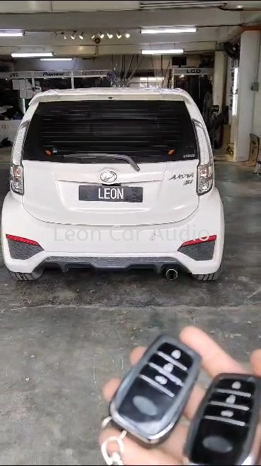 Perodua myvi icon lagi best PKE fully Keyless intelligent smart alarm system with Push start button and engine auto start