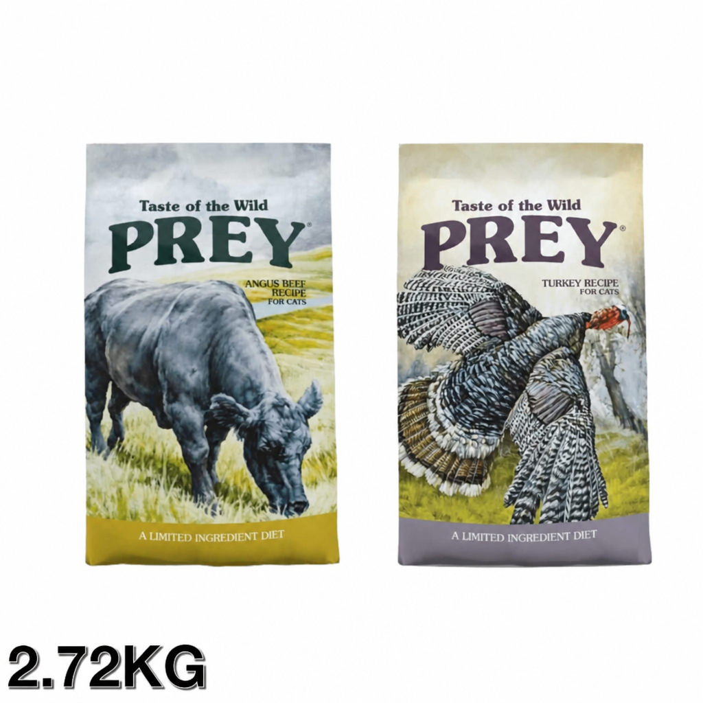 Taste of the Wild Prey Limited Ingredient Cat Dry Food 2.72kg - Angus Beef & Turkey for Sensitive Cats