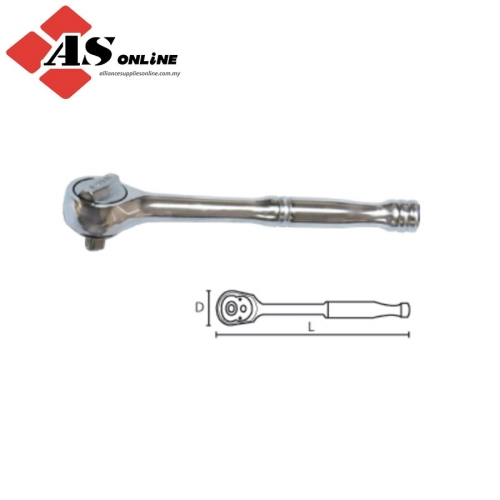 1/4" DR. Round Head (Quick Release) Ratchet Handle / Model: TZ50008022