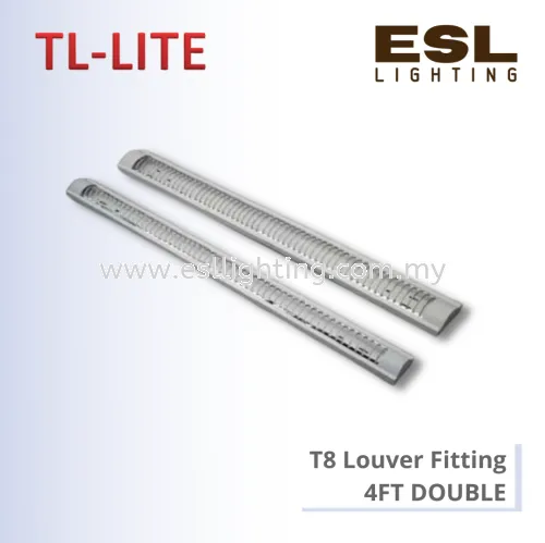 TL-LITE FITTING - T8 LOUVER FITTING 4FT DOUBLE