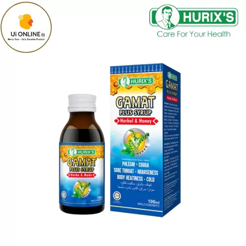 HURIXS GAMAT PLUS SYRUP HERBAL & MADU **NEW**100ML