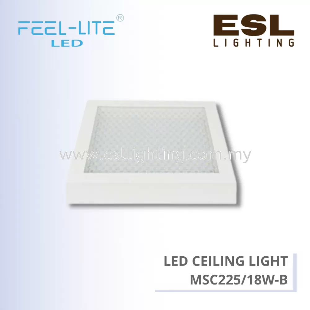 FEEL LITE LED CEILING LIGHT 18W - MSC225/18W-B