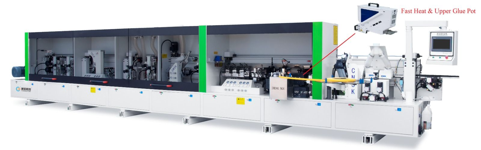 CNSK Bevel & Straight Vertical Integrate Edge Banding Machine FM-468JCD