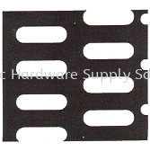 Slotted Holes Hole: 6mm x 20mm