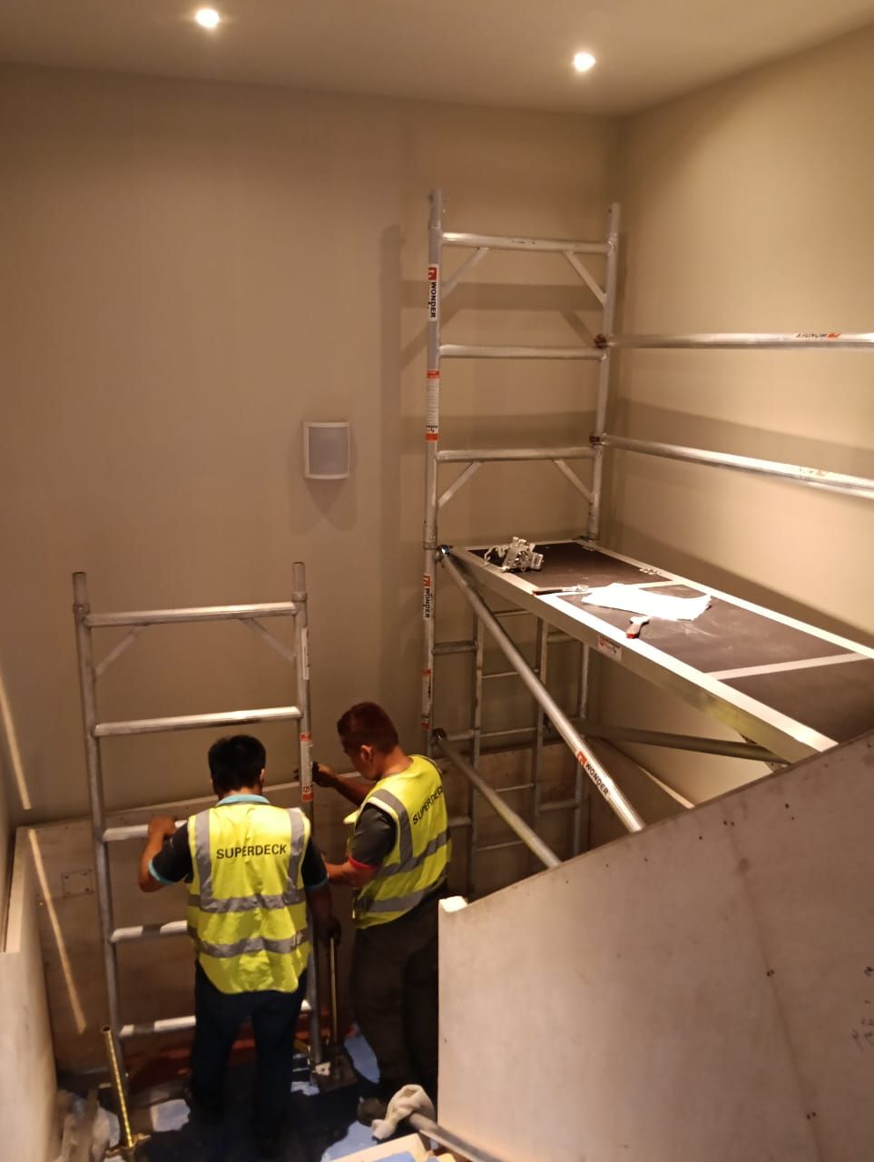 Aluminium Staircase Access Tower Scaffold System