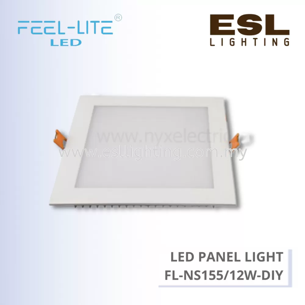FEEL LITE LED RECESSED DOWNLIGHT SQUARE 12W - FL-NS155/12W-DIY