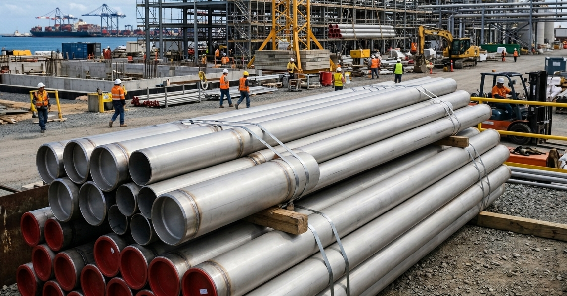 STAINLESS STEEL INDUSTRIAL PIPE (SCHEDULE PIPE) 304