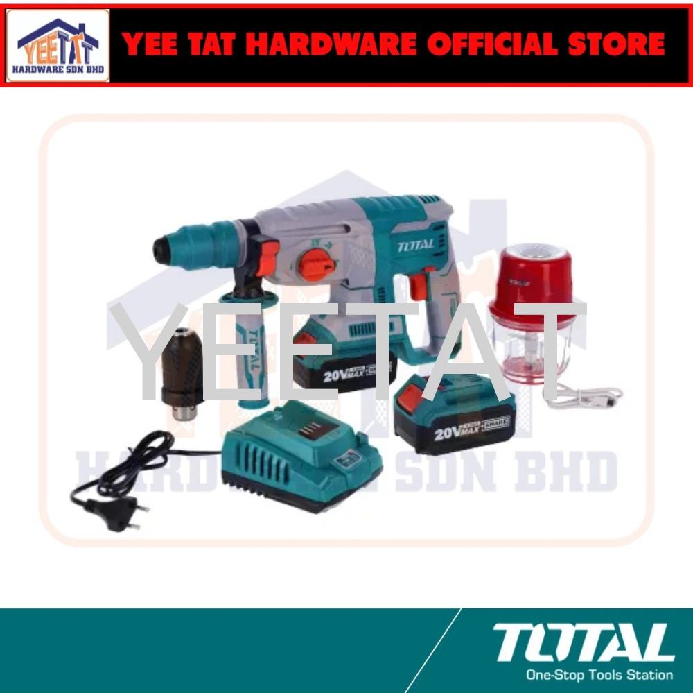 [ TOTAL ] TOSLI23031 Li-ion Cordless 2 Pcs Combo Kit