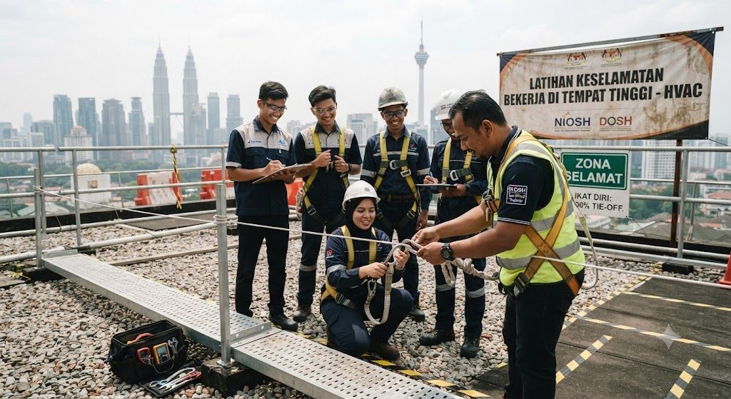 HVAC height safety training Malaysia