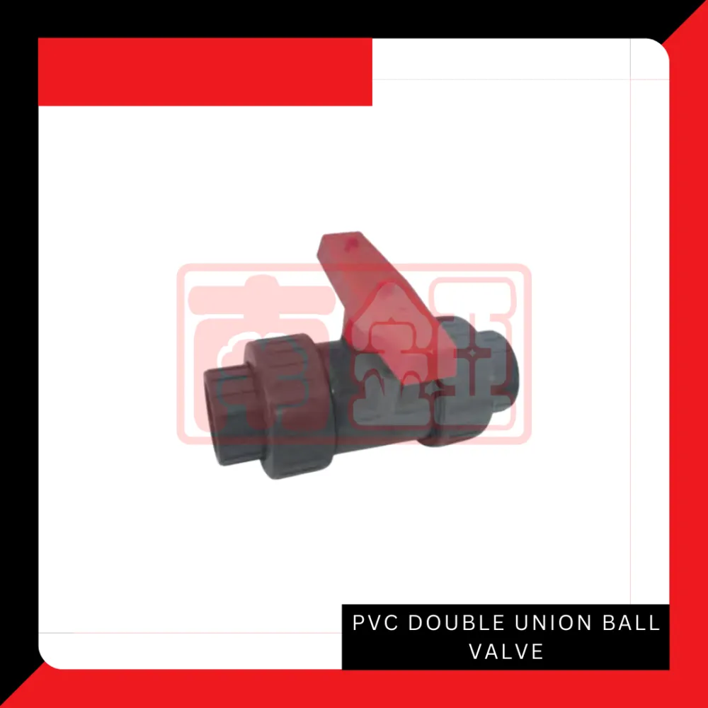 PVC Double Union Ball Valve