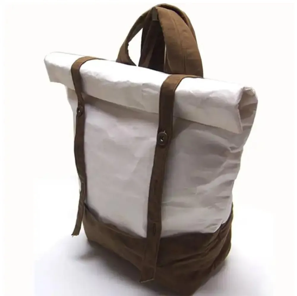 Eco Friendly Washable Kraft Paper Backpack  01