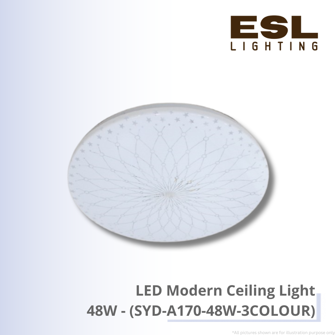 LED Modern Ceiling Light 48W - SYD-A170-48W-3COLOUR