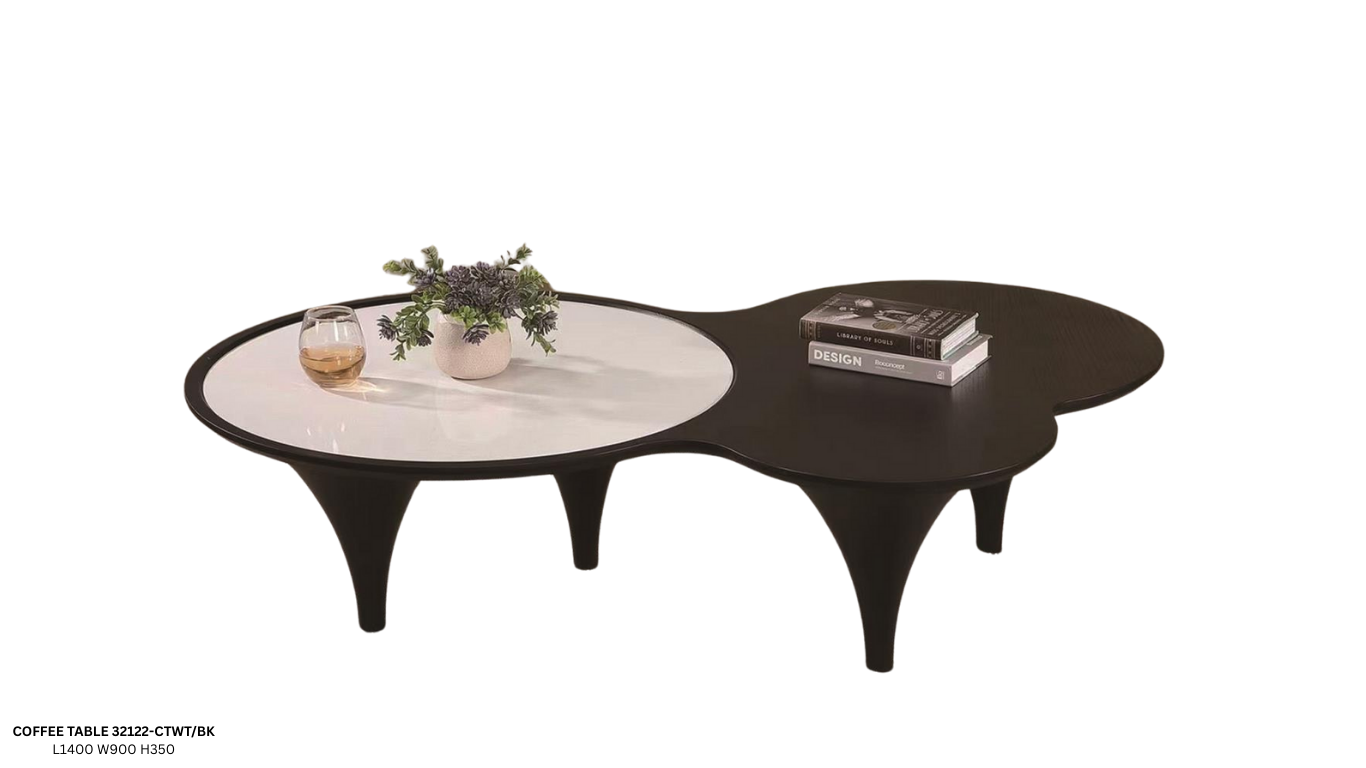COFFEE TABLE YG-32122-CTWT/BK