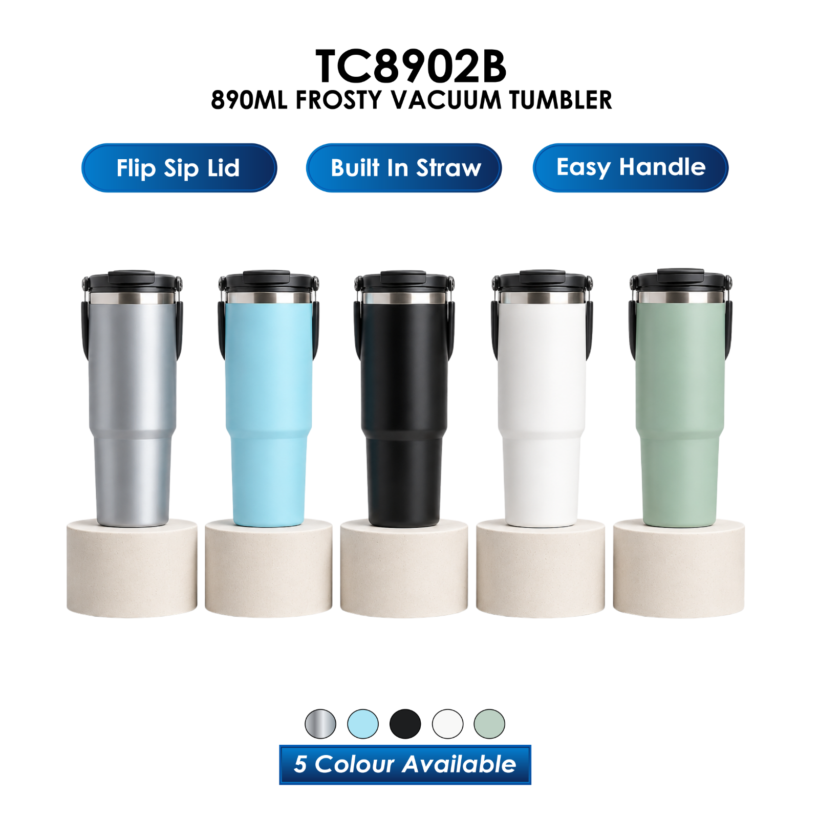 TC8902B - FROSTY VACUUM TUMBLER