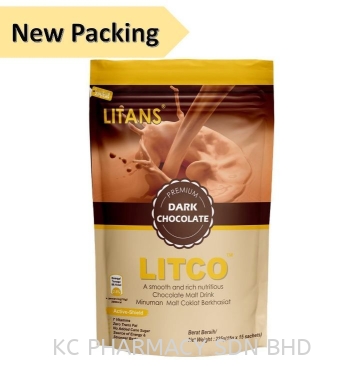 《LITANS》Dark Chocolate Nutritious Malted Drink  225g（15g x 15 sachets） / 《LITANS》Dark Chocolate Nutritious Malted Drink  900g  / LITANS CREAMY MILK 10g x 15 sachets