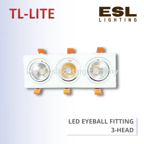 TL-LITE EYEBALL - LED EYEBALL FITTING - 3-HEAD