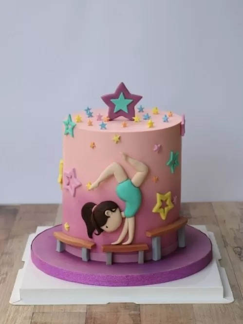 Gymnastics Cake