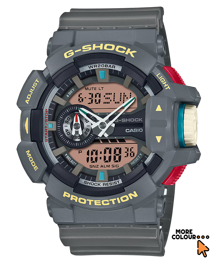 GA-400 | G-Shock Unique Rotary Switch Control System