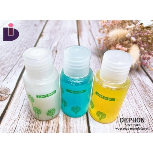 30ML CYLINDRICAL SHAPE BOTTLE SHAMPOO/BATH GEL AND BODY LOTION