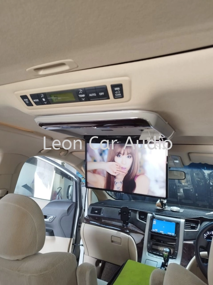 Toyota Vellfire Alphard anh20 14" fhd hdmi usb mp4 roof led monitor