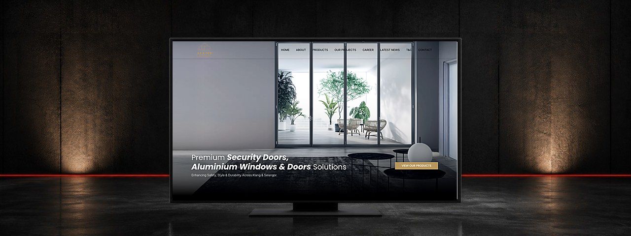 Alume Windoors Door and Window Website Design Case Study in Klang, Selangor