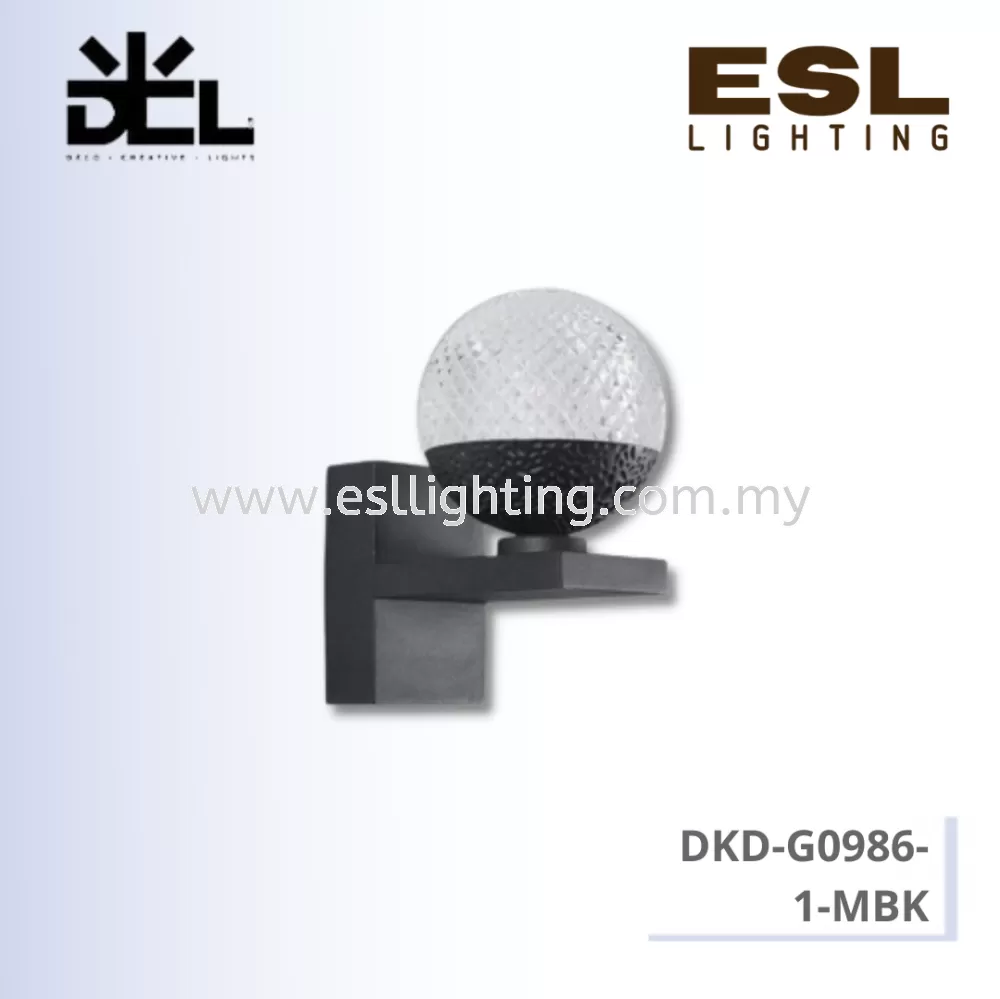 DCL OUTDOOR LIGHT DKD-G0986-1-MBK