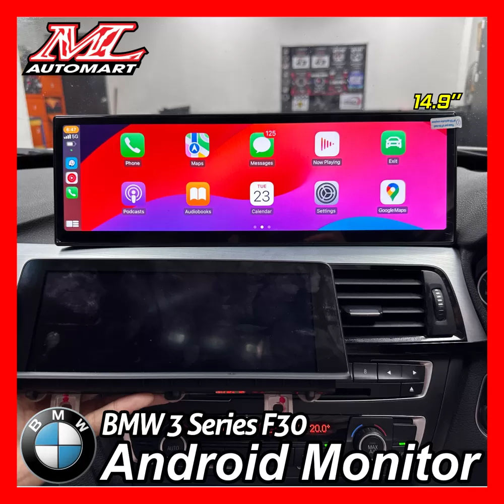 *NEW BMW 3 Series F30 Android Monitor (14.9")