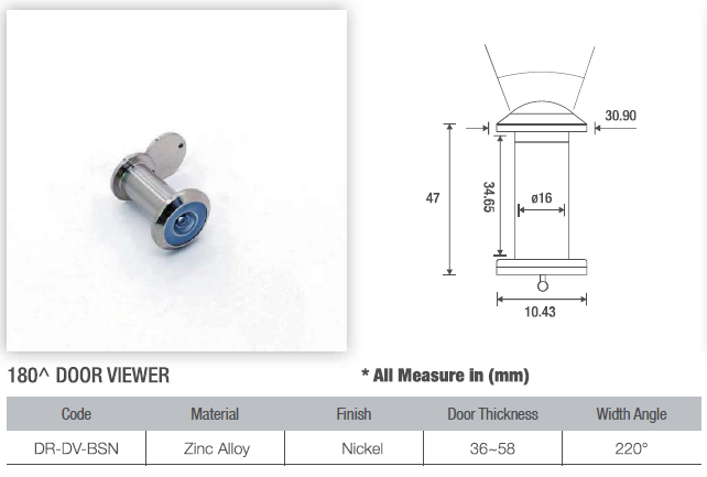 Eco Ware Door Viewer