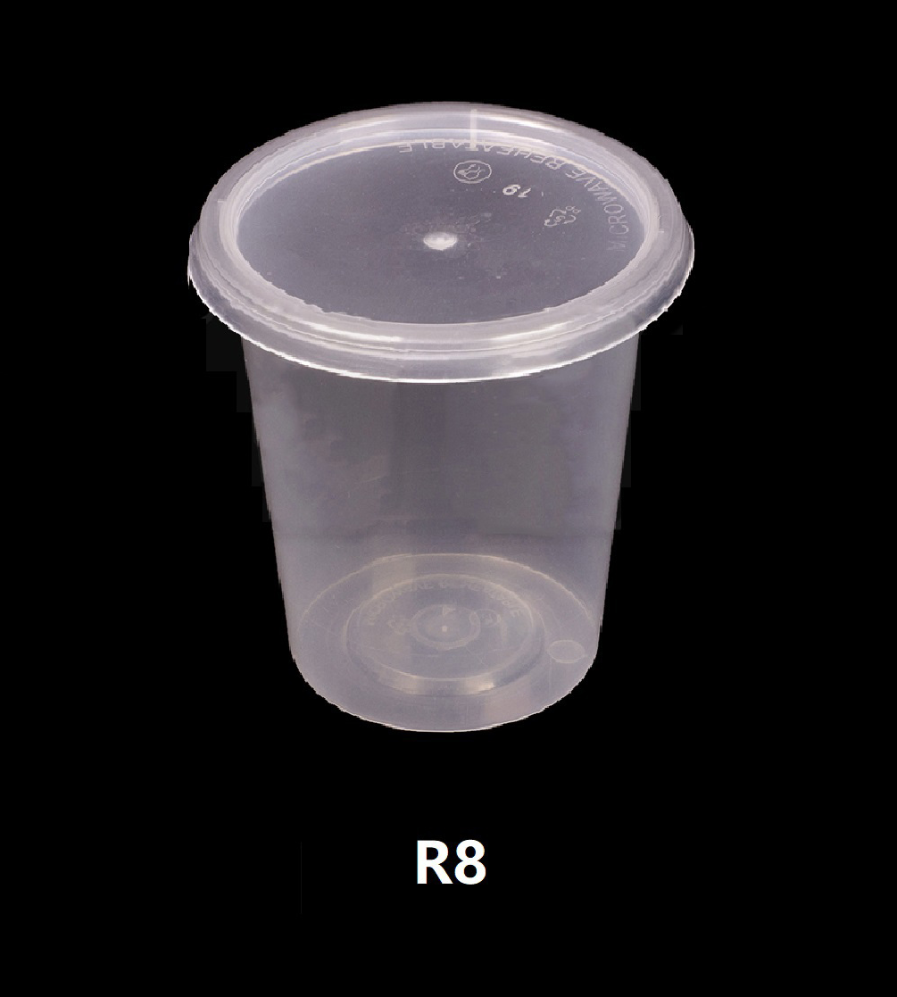 (8oz+-) PP Round Container Small Size / PP Microwavable Injection Container