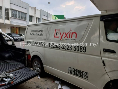 VAN STICKER WRAPPING SERVICE | CAR STICKER PRINTING SERVICE AT KLANG, KEPONG, SHAH ALAM, SUBANG, SRI KEMBANGAN