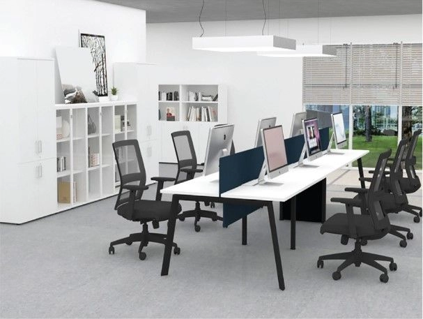 Office Workstation Table Cluster Of 6 Seater | Office Cubicle | Office Partition Bukit Tinggi IP-SOVICA 6