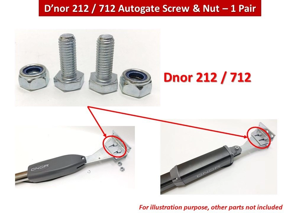 Autogate Screw & Nut for Arm Bracket