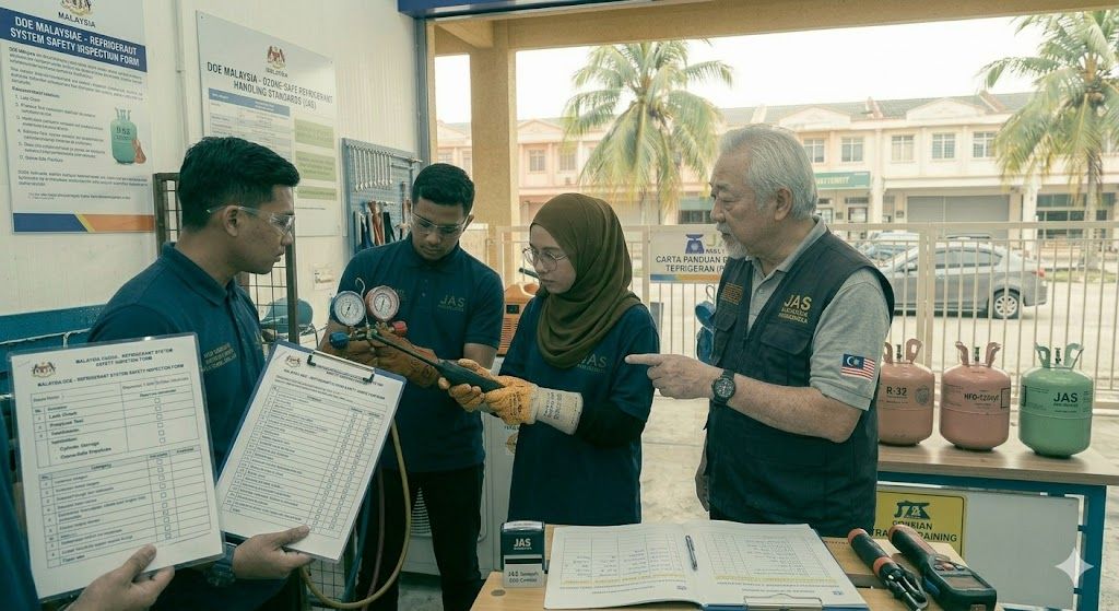 refrigerant system safety inspection Malaysia DOE