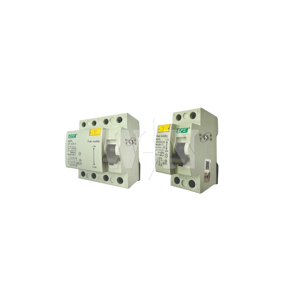 EPS RCCB 2/4 POLE 10mA - 300mA