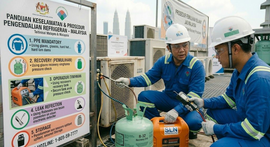 refrigerant safe recycling procedures Malaysia