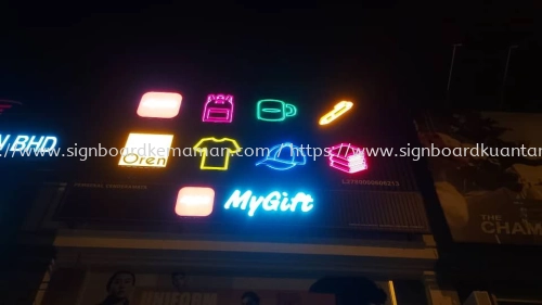 MYGIFT LED NEON LETTERING SIGNAGE SIGNBOARD AT TEMERLOH TEMERLOH TOWN, MENTAKAB, LANCHANG, JENDERAK, KERDAU, SEMANTAN, KUALA KRAU, KAMPUNG AWAH TEMERLOH PAHANG MALAYSIA