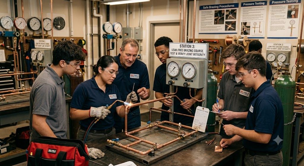 leak-free brazing HVAC training course