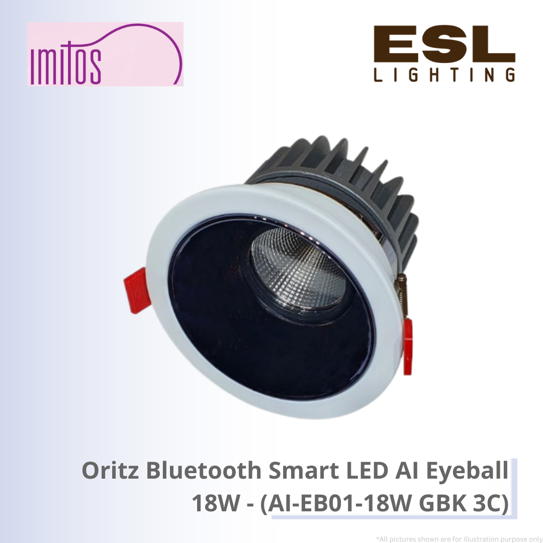 IMITOS Oritz Bluetooth Smart LED AI Eyeball 18W - AI-EB01-18W GBK 3C