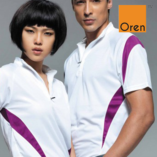 Mandarin-Collar T-Shirt-Quick Dry-Unisex - QD30