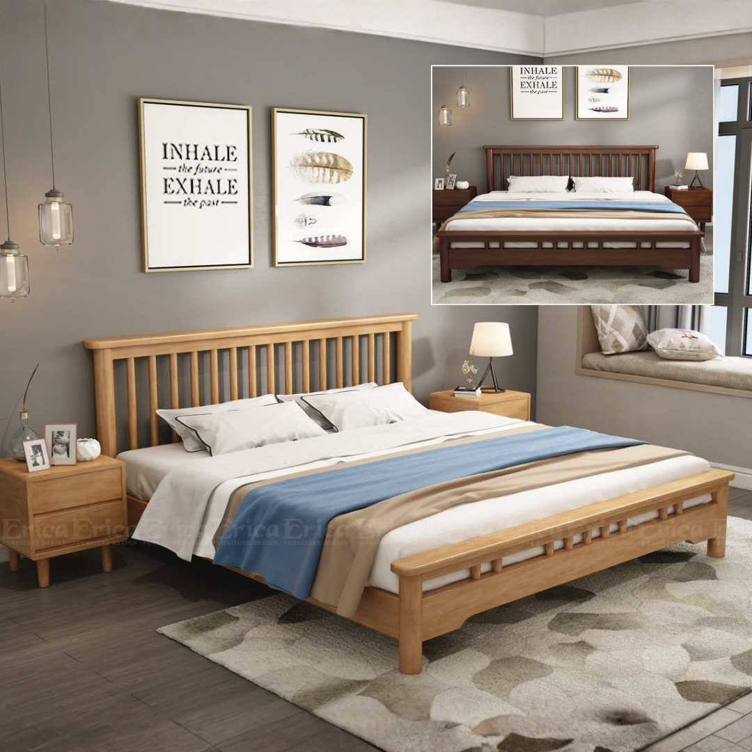 BD803 - MUJI SOLID WOOD BED
