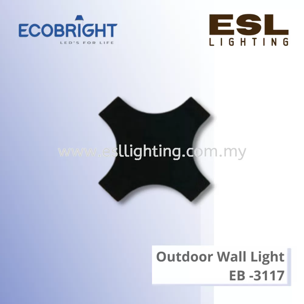 ECOBRIGHT Outdoor Wall Light 3W * 4 - EB-3117 IP54